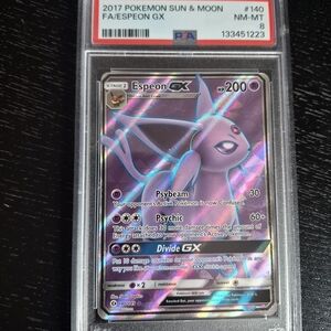 Pokemon Espeon GX - PSA 8